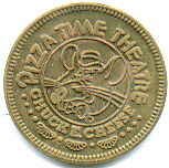 1982 Chuck E. Cheese Obverse Standard Vintage Token Coin - Pizza Time Theatre
