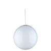 Sea Gull Lighting 6024-15 Single-Light Globe Pendant, White with Opal Glass
