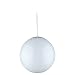 Sea Gull Lighting 6024-15 Single-Light Globe Pendant, White with Opal Glass