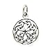Pendant - Silver Round Irish Celtic Braided Knot Pendant Charm