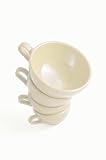 BlissHome Nigella Lawson's Living Kitchen Melamine Measuring Cups, Cream, Set of 4