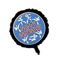 ShindigZ Karate Black Belt Birthday 18 inch Mylar Balloon
