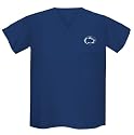 Penn State Logo PSU Nittany Lions Logo Scrub Top Shirt -Size LG- Official NCAA College Logo Apparel UNIQUE CHRISTMAS GIFT Ideas for HIM HER Man Men Woman Women Fans Ladies Students Nurses Medical Uniforms SALE