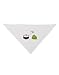 TooLoud Cute Sushi and Wasabi Love Printed White Dog Bandana 26