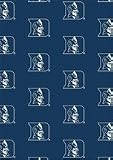 Duke Blue Devils 5 4 x 7 8 Team Repeat Area Rug