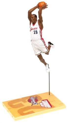 2003 - NBA - McFarlane Sportspicks - Series 5 - LeBron James #23 - Forward - Cleveland Cavaliers - Action Figure Debut - White Uniform - Out of Production - New - Collectible