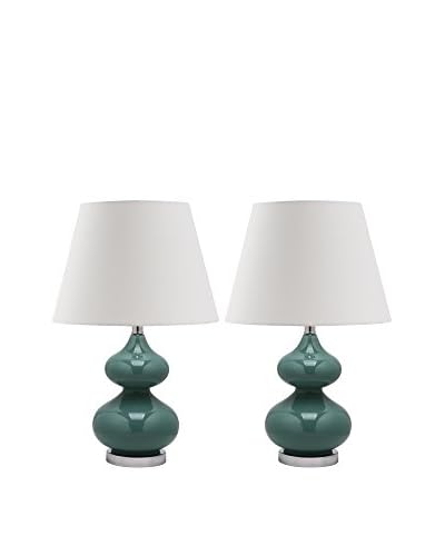 Safavieh Set Lampada Da Tavolo 2 Pz. Eli