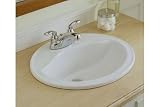 Sterling 442008-0 Sanibel Lavatory Vitreous China Oval 20-1/4 x 17-1/4 x 8 White