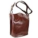 Robe di Firenze Brown Leather Tote Bag