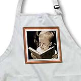 Baby and Book - Waist Apron With Pockets