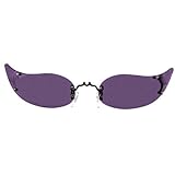 Womens Vampire Costume Sunglasses Purple Glasses