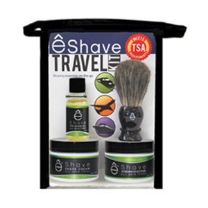 eShave Verbena Lime Travel Shaving Kit