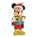 Disney 32" Mickey Mouse W/Santa Hat Pre-lit Yard Art Christmas Decoration