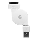 Macally RESYNCCABLE Retractable Sync Cable for iPhone and iPad