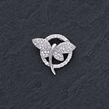 Sterling Silver CZ (Cubic Zirconia) Butterfly Pendant