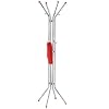 ALBERO Coat, Hat, Umbrella Stand in Chrome finish