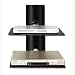 Eclipse Black 2 Shelf Component DVD Cable Box Wall Mount LCD LED Plasma