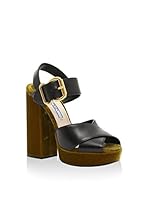 Prada Sandalias de tacón (Negro)