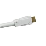 Tartan 24 AWG HDMI Cable with Ethernet, 50 foot, White
