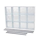 UPC 752494000508 product image for NailUp2 Wave Pattern Solid Glass Block Window | upcitemdb.com