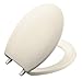 Read Kohler K-4643-CP-47 Bancroft Round-Front Toilet Seat with Polished Chrome Hinges, Almond Details Kohler K-4643-CP-47 Bancroft Round-Front Toilet Seat with Polished Chrome Hinges, Almond