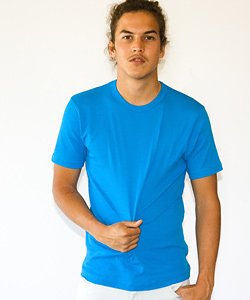American Apparel Baby Rib Fitted Short Sleeve Stretch T-Shirt - Unisex Tee