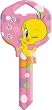 Tweety Bird Bling Kwikset KW1 House Key Looney Tunes