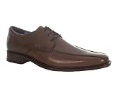 Hush Puppies Mens Tan Leather Thorium Square Toe Lace Up Formal Shoes