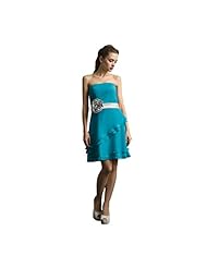 Cocktail Short Chiffon Evening Dress/Homecoming Dress/Bridesmaid Dress/Prom Dress/Wedding Party Dress/Mini Dress 