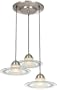 Brushed Steel Orb Pendant Chandelier