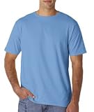 Anvil Organic Adult Short-Sleeve 100% Organic Cotton Tee - River Blue