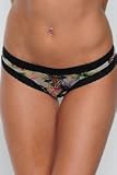 Ed Hardy Holiday Tattoo Mesh Thong