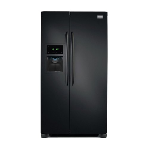 Frigidaire FGHC2335LE Gallery 22.6 Cu. Ft. Counter-Depth Side-by-Side Refrigerator - Ebony Black
