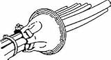 CABLE BOOT 2-1/8