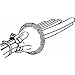 Cable Boot 2-1/8" Black