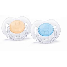 Philips AVENT SCF170/22 BPA-Free Translucent Soothers (6-18 Months) 2 Pack