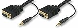 PC Laptop to HD LCD LED Plasma TV 15 pin VGA with Jack Audio Cable 2m
