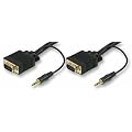 PC Laptop to HD LCD LED Plasma TV 15 pin VGA with Jack Audio Cable 2m