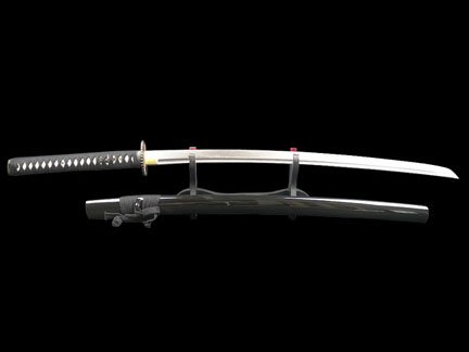 Fully Handmade Damascus 1024 Layer Empire Wheel Katana #234