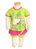 Bebini Fruit Themed Glitter Skirt Set