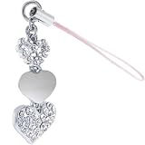 Gioielli Italy Cubic Zirconia HEART of HEARTS Cell Phone Charm
