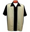 'Sheen' Diamond Stitched Retro Bowling Shirt