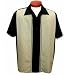 Apparel : 'Sheen' Diamond Stitched Retro Bowling Shirt