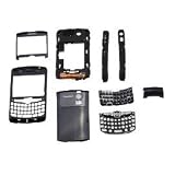 OEM Blackberry curve 8300 8310 8320 full black housing (cover keyboard trackball)