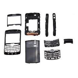 OEM Blackberry curve 8300 8310 8320 full black housing (cover keyboard trackball)