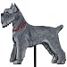 schnauzer19 - Hand Painted Dog Breed Garden Stake Schnauzer