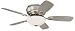 44 Casa Habitat™ Brushed Nickel Hugger Ceiling Fan