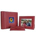 Kodak Photo Sharing Set, with Album, Frame & Photo Pouch, Red, Holds 200 4" x 6" Photos, 2 Per Page.