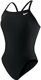 Nike Women's Poly Core Solid Classic Lingerie Tank Swimsuit - 2012 - Black - 36