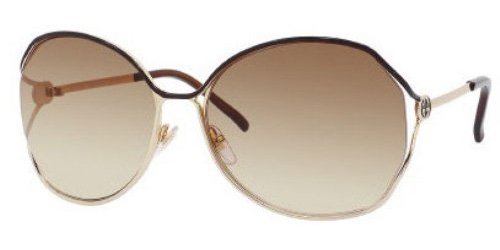 Gucci GG2846/N/S Sunglasses-0YD3 Gold Dark Brown (DL Brown Gradient Lens)-63mm On Sale